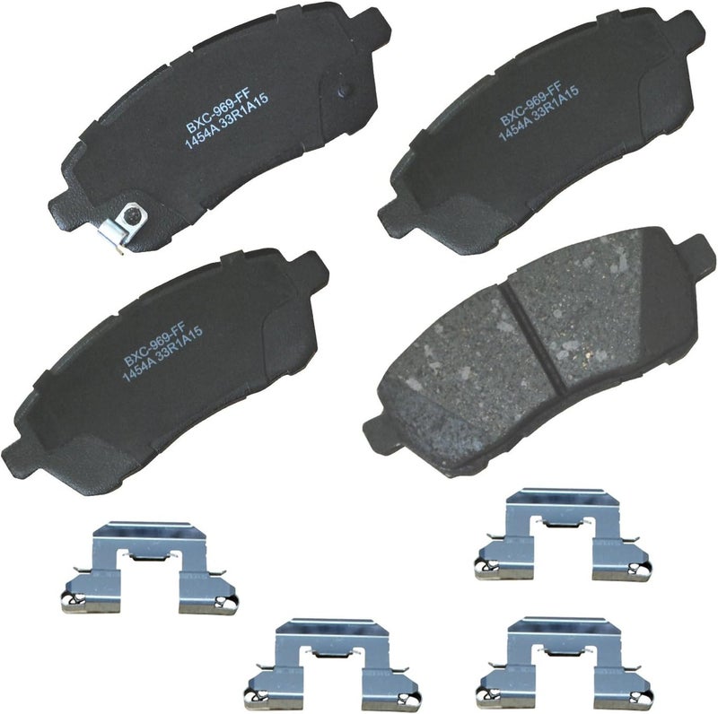 Bendix وسادات فرامل سيراميك SBC1454A الممتازة لسيارات مازدا 2 2014-2011، سوزوكي سويفت 2014، سويفت 2021-2020 - Image 1